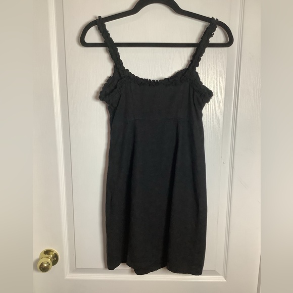 Forever 21 tank dress with front ruffles and faux buttons - Picture 2 of 11